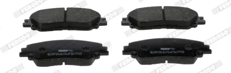 Комплект гальмівних колодок передн, LEXUS ES, UX TOYOTA CAMRY, COROLLA CROSS, RAV 4 V 1.8H-Electric 08.17- FERODO FDB5348
