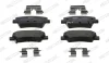 Комплект гальмівних колодок задн/передн, KIA CARENS IV, CEE\'D, CERATO III, CERATO IV, OPTIMA, SOUL II, SPORTAGE IV 1.6-Electric 03.13- FERODO FDB5450 (фото 1)