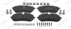 Комплект гальмівних колодок передн, JAGUAR E-PACE LAND ROVER DEFENDER, DISCOVERY IV, DISCOVERY SPORT, DISCOVERY V, RANGE ROVER EVOQUE, RANGE ROVER III, RANGE ROVER IV 1.5H-5.0 03.02- FERODO FDB5461 (фото 1)