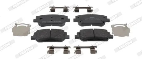 Комплект гальмівних колодок передн, HYUNDAI I30, SANTA FE IV 1.6H-2.5 07.17- FERODO FDB5466