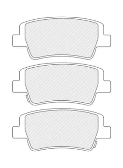 Комплект гальмівних колодок задн, HYUNDAI ELANTRA VII, I20 III 1.6/2.0 03.20- FERODO FDB5509