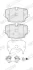 Комплект гальмівних колодок передн, BMW 1 (F70), 2 GRAN COUPE (F74), 2 (U06), X1 (U11) MINI (F66, F65), (F67), ACEMAN (J05), COOPER (J01), COUNTRYMAN (U25) 1.5-Electric 11.21- FERODO FDB5543 (фото 1)