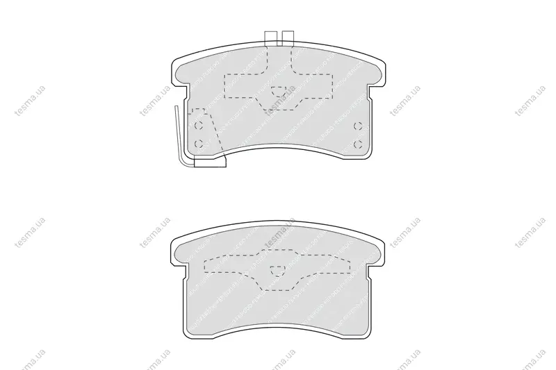 Комплект тормозных колодок, дисковый тормоз FERODO FDB974 (фото 1)