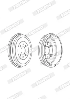 Тормозной барабан FERODO FDR329213