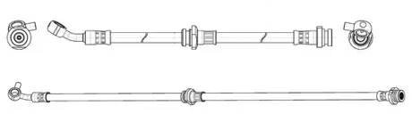 Шланг тормозной FERODO FHY3290