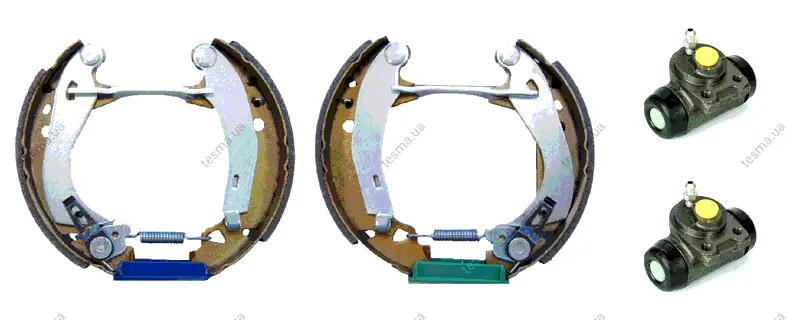 Комплект тормозных колодок FERODO FMK243 (фото 1)