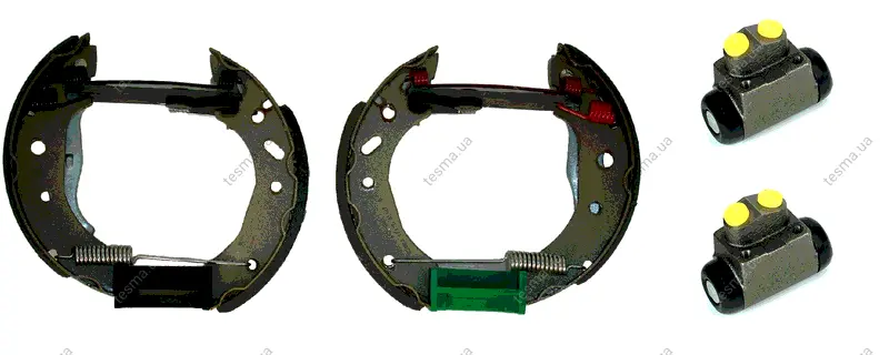 Комплект тормозных колодок FERODO FMK332 (фото 1)