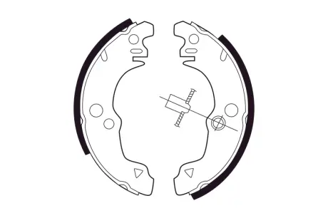 Комплект тормозных колодок FERODO FSB1