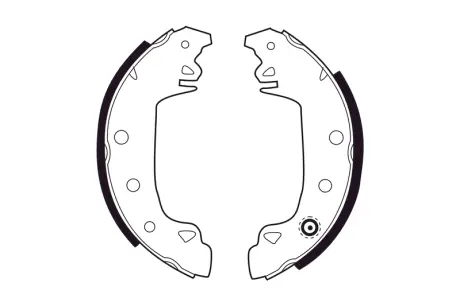Комплект тормозных колодок FERODO FSB209