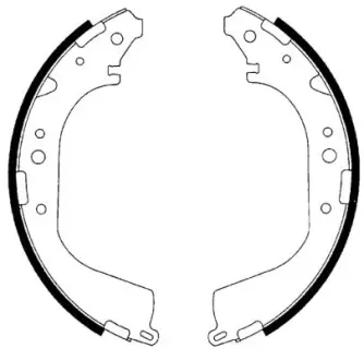 Комплект тормозных колодок FERODO FSB4105