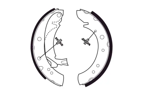 Комплект тормозных колодок FERODO FSB513
