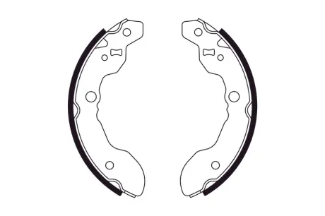 Комплект тормозных колодок FERODO FSB560