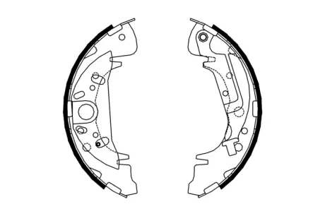 Комплект тормозных колодок FERODO FSB608