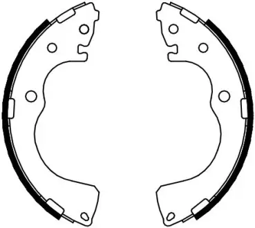 Комплект тормозных колодок FERODO FSB610