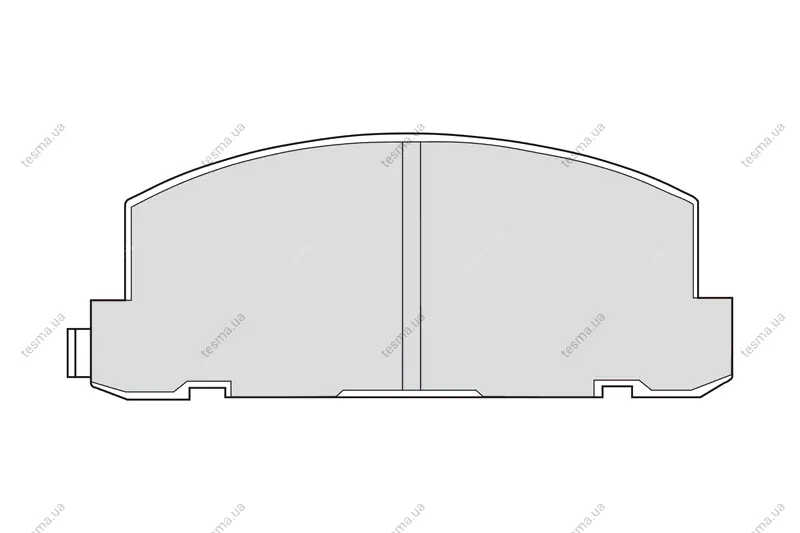 Комплект тормозных колодок, дисковый тормоз FERODO FVR505 (фото 1)