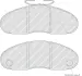 Комплект тормозных колодок, дисковый тормоз FERODO FVR627 (фото 1)