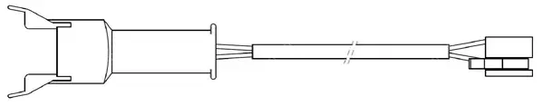 Сигнализатор, износ тормозных колодок FERODO FWI314 (фото 1)