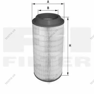 Фільтр повітряний, первинний. Air filter, primary FIL FILTER HP2526 (фото 1)