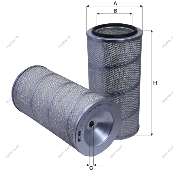 Air filter, primary. Фильтр воздушный, основной FIL FILTER HP777 (фото 1)