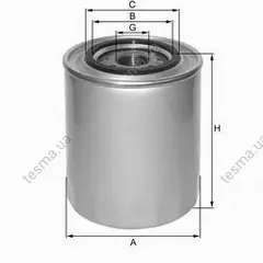 Фільтр масляний FILMAR FILTER SO8307 (фото 1)