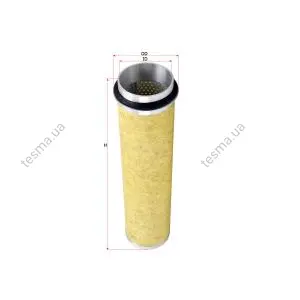 air filter, by-pass. фильтр воздушный, запасный. фільтр повітряний, вторинний FILSAN FH274 - фото 1