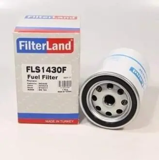 Фильтр топливный, накручиваемый. Фільтр паливний, накручуваний. Fuel filter, Spin-On FILTERLAND FLS1430F