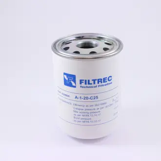 Hydraulic filter, Spin-On. Фильтр гидравлический, накручиваемый FILTREC A120C25