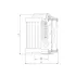 Hydraulic filter, cartridge. Фильтр гидравлический, вставка FILTREC R110C10B (фото 1)