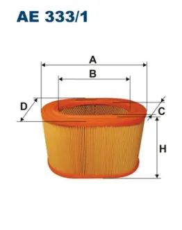 Фильтр возд. Mazda 323 BA 2,0L 94-98/ 626 GD/GV 2,0/2,2L / 88-97/ FILTRON AE3331