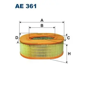 Air filter. Фильтр воздушный FILTRON AE361
