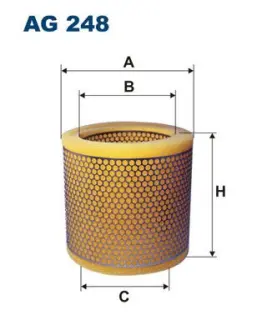 Air filter. Фильтр воздушный FILTRON AG248