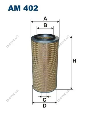 Air filter, primary. Фильтр воздушный, основной FILTRON AM402 (фото 1)