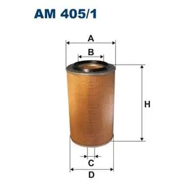 Air filter, primary. Фильтр воздушный, основной FILTRON AM4051