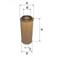 Air filter, primary. Фильтр воздушный, основной FILTRON AM413