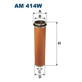 Air filter, by-pass. Фильтр воздушный, запасный FILTRON AM414W