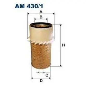 Air filter, finned. Фильтр воздушный с крыльчаткой FILTRON AM4301