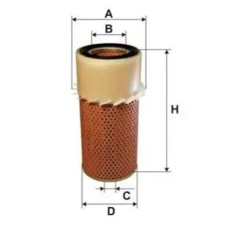 Air filter, finned. Фильтр воздушный с крыльчаткой FILTRON AM430
