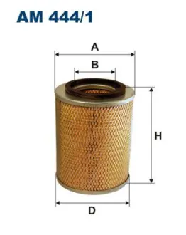 Oil filter, Spin-On. Фильтр масляный, накручиваемый FILTRON AM4441