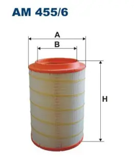 Air filter, primary. Фильтр воздушный, основной FILTRON AM4556
