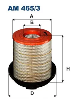 Air filter, primary. Фильтр воздушный, основной FILTRON AM4653