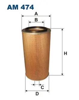 AIR FILTER, Воздушный фильтр FILTRON AM474