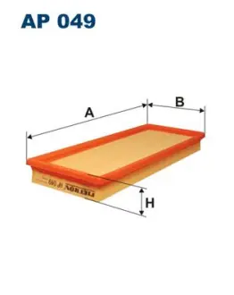 Air filter. Фильтр воздушный. Фільтр повітряний FILTRON AP049