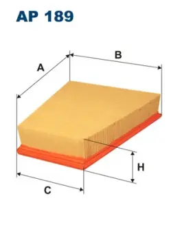 Air filter. Фильтр воздушный FILTRON AP189
