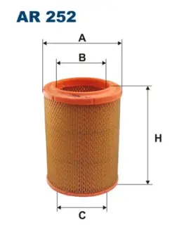 Air filter. Фильтр воздушный FILTRON AR252