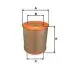 Air filter, primary. Фильтр воздушный, основной FILTRON AR263 (фото 1)