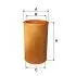 Air filter, primary. Фильтр воздушный, основной FILTRON AR288 (фото 1)