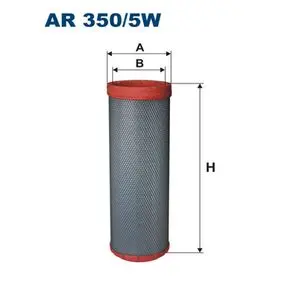 Air filter, by-pass. Фильтр воздушный, запасный FILTRON AR3505W