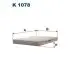 Cabin air filter, element. Фильтр салона, кондиционера, воздушный, элемент FILTRON K1078 (фото 1)
