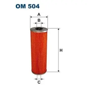 Oil filter, cartridge. Фильтр масляный, вставка FILTRON OM504