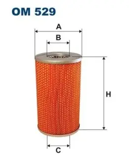 Oil filter, cartridge. Фильтр масляный, вставка FILTRON OM529